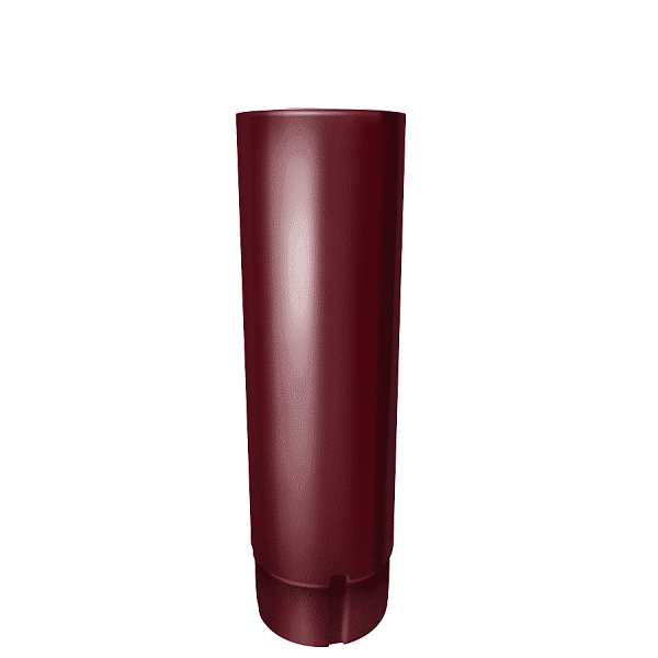Труба круглая 90 мм 3 м Grand Line RAL 3005 красное вино
