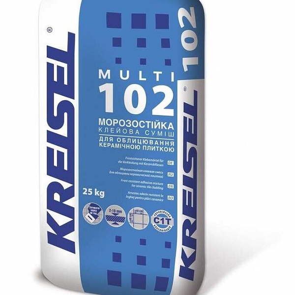 Клей Kreisel 102 Multi плиточный влаго-морозостойкий 25 кг